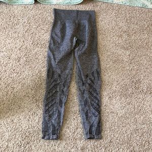 VS PINK cool and comfy cutout & ribbed leggings